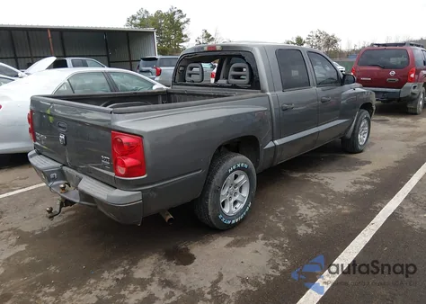 2007 Dodge Dakota Slt из США, поврежденный, VIN 1D7HE48P37S186392